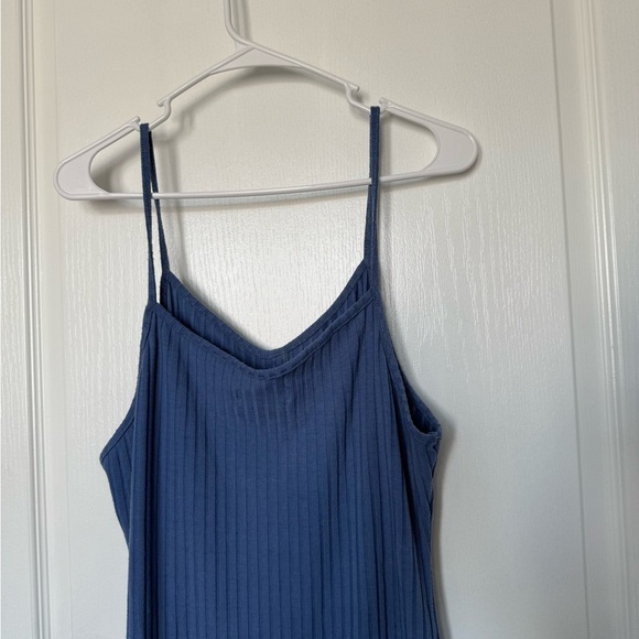 Say What Blue Strappy Midi Dress - Picture 7 of 9